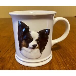 Papillon Dog Coffee Mug by Barbara Augello Xpress ceramic